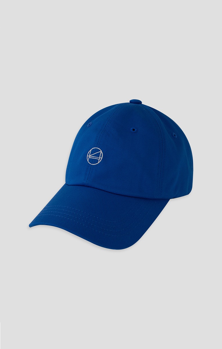 BASEBALL CAP WITH EMBROIDERED LOGO (BLUE)