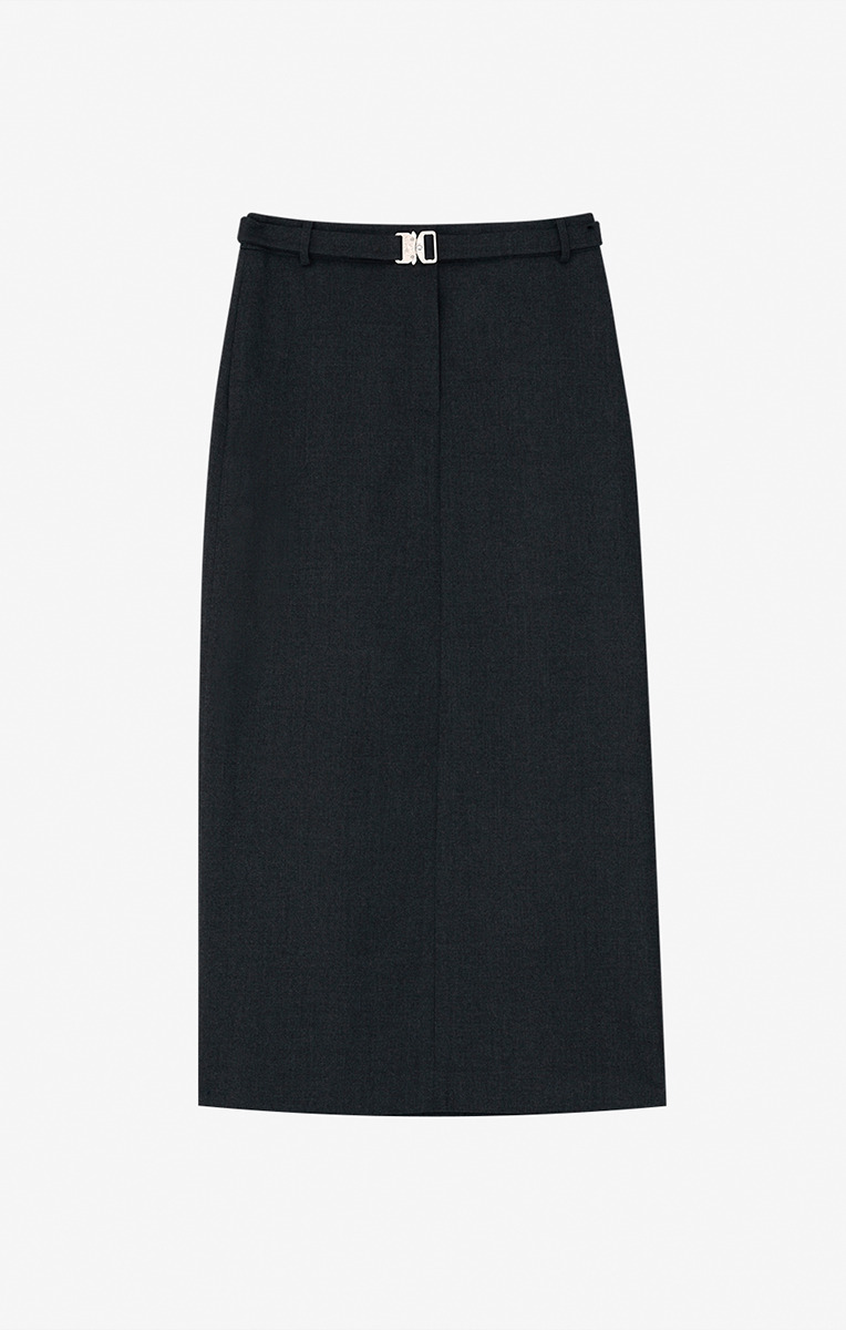 WILLOW MAXI SKIRT (CHARCOAL)