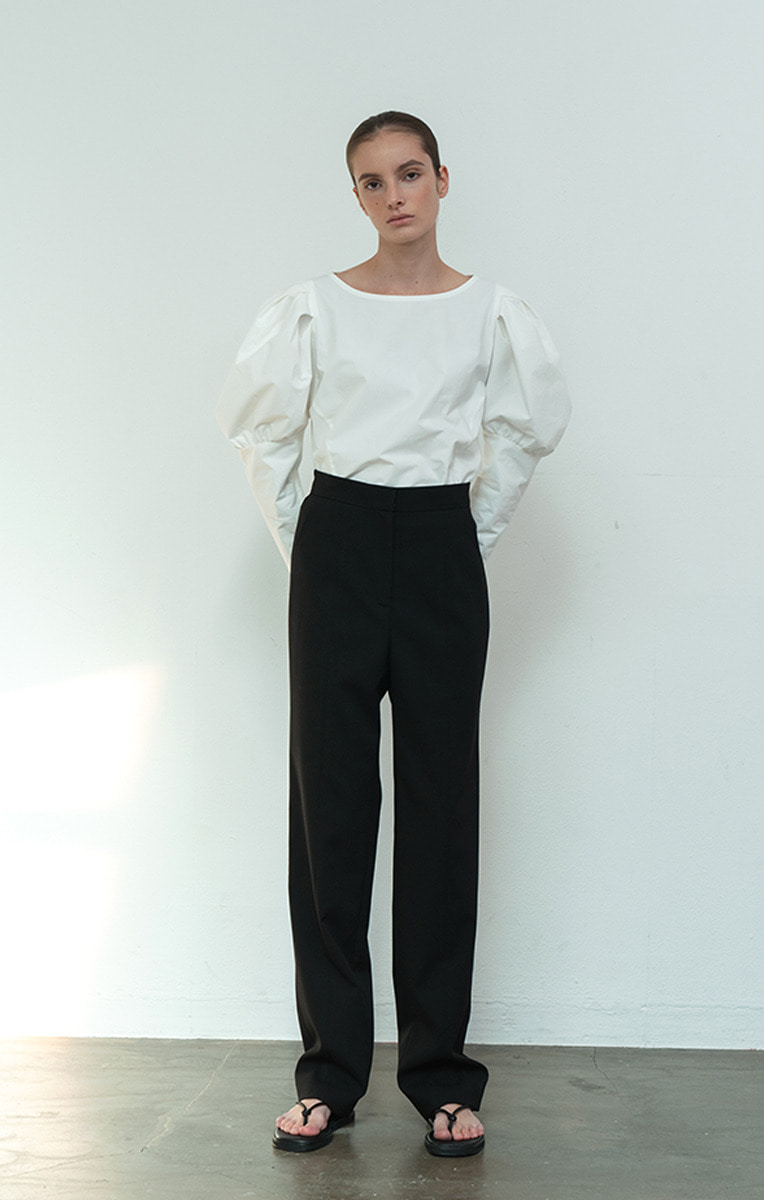 High-rise Straight fit Pants