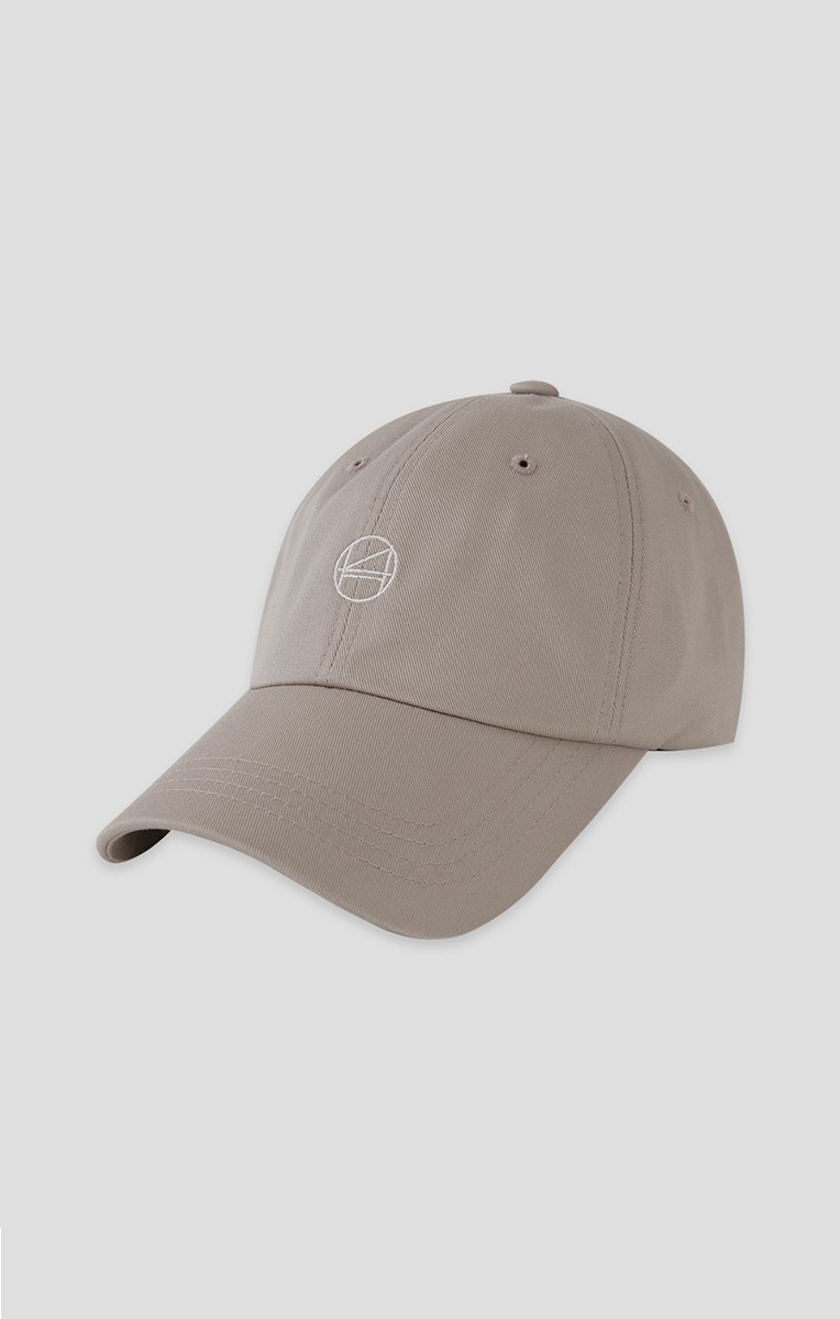 BASEBALL CAP WITH EMBROIDERED LOGO (BEIGE)